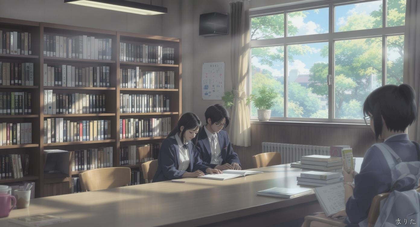 群青学舎 ネタバレ 図書室 青春シーン